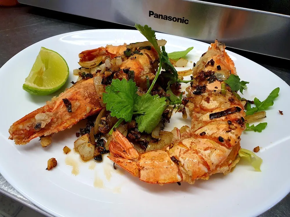 Gambas Sauté À l'Ail